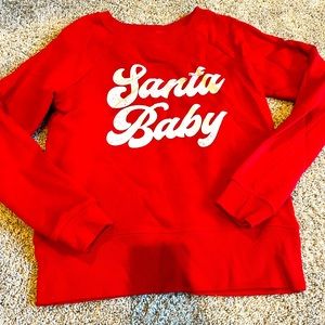 Santa Baby Red Crewneck